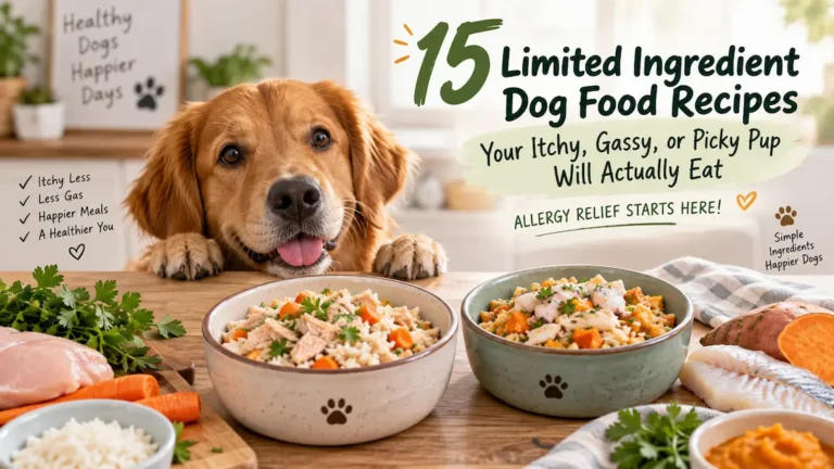 15 Limited Ingredient Dog Food Recipes Your Itchy, Gassy, or Picky Pup Will Actually Eat (Allergy Relief Starts Here!)