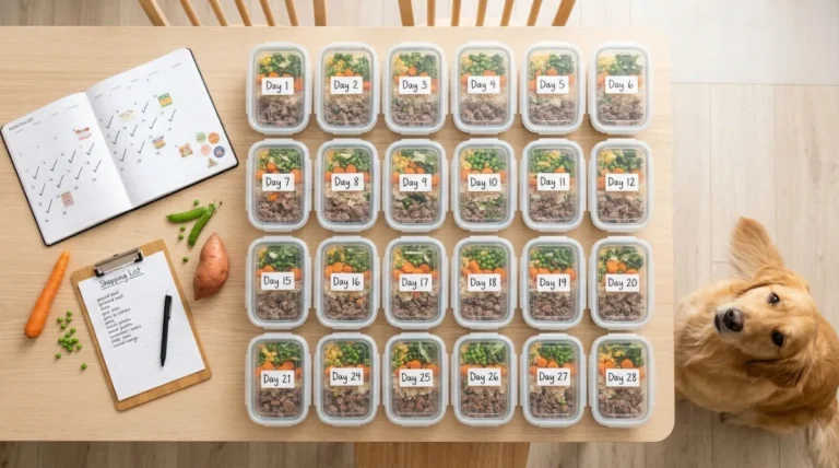 The Ultimate 30-Day Homemade Dog Food Meal Prep Guide