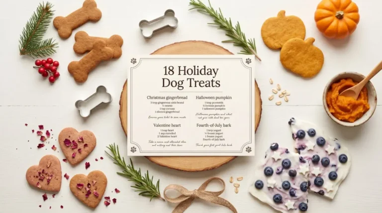 Holiday Dog Treats: 18 Easy Homemade Recipes for Every Celebration
