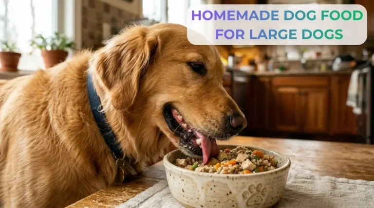 Homemade Dog Food for Large Dogs: 15 Healthy & Balanced Recipes Your Dog Will Love