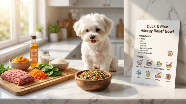 Homemade Dog Food for Dogs with Allergies — Why Maltese Get It Worse & How to Help