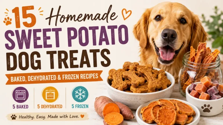 15 Homemade Sweet Potato Dog Treats: Baked & Dehydrated Recipes Your Dog Will Love