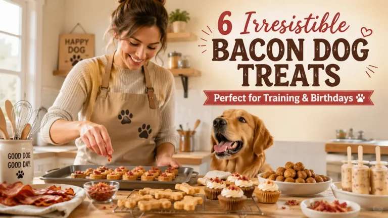 6 Homemade Bacon Dog Treats Recipes For Birthdays, Training & Special Rewards