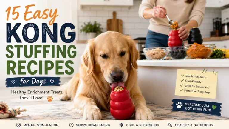 15 Easy Kong Stuffing Recipes for Dogs: Healthy Enrichment Treats