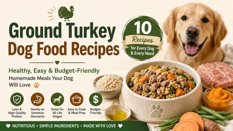10 Ground Turkey Dog Food Recipes (Easy, Healthy & Budget-Friendly)