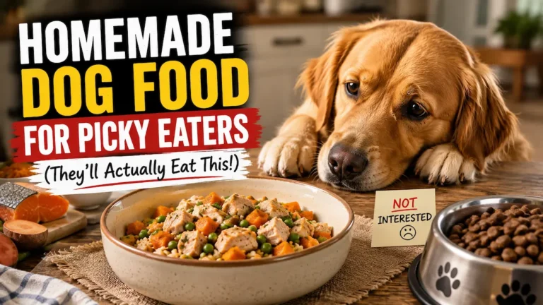 Homemade Dog Food for Picky Eaters (They’ll Actually Eat This!)