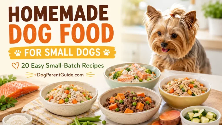 Homemade Dog Food for Small Dogs: 20 Easy Small-Batch Recipes