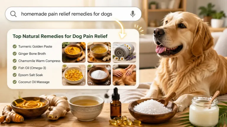 Homemade Pain Relief for Dogs: 6 Natural Remedies That Actually Help