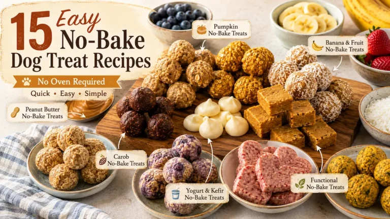 No Bake Dog Treats: 15 Easy Recipes You Can Make Without an Oven