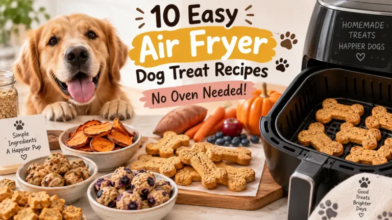 10 Easy Air Fryer Dog Treat Recipes (No Oven Needed!)