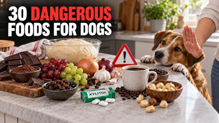 30 Dangerous Foods for Dogs That Could Cause an Emergency (and What to Do)
