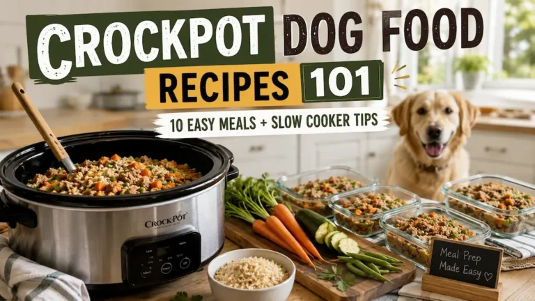 Dog Food Crockpot Recipes: 10 Easy Slow Cooker Meals + How to Make Them Right