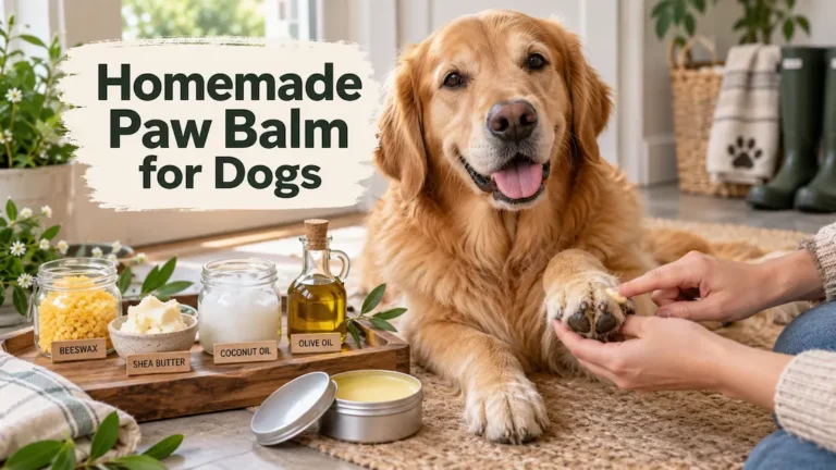 Homemade Paw Balm for Dogs: Easy 4-Ingredient Recipe