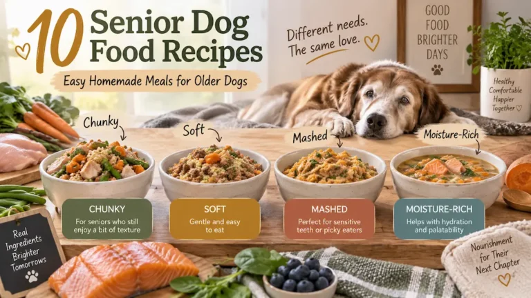 Senior Dog Food Recipes: 10 Easy Homemade Meals for Older Dogs
